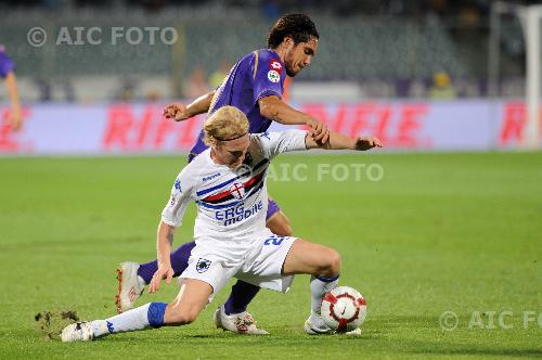 sampdoria vargas juan manuel Fiorentina 2009 Firenze, Italy. 