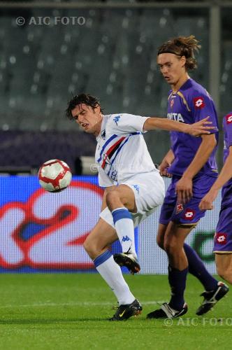 sampdoria kroldrup per Fiorentina 2009 Firenze, Italy. 