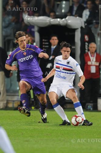 sampdoria kroldrup per Fiorentina 2009 Firenze, Italy. 