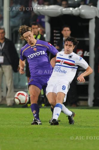 sampdoria kroldrup per Fiorentina 2009 Firenze, Italy. 