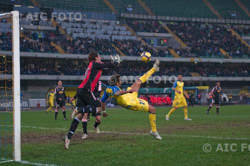 Chievo Verona sirigu salvatore Palermo 2009 Verona, Italy. goal 1-0 