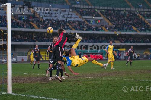 Chievo Verona sirigu salvatore Palermo 2009 Verona, Italy. goal 1-0 