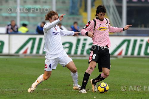 Palermo donadel marco Fiorentina 2010 Palermo, Italy. 