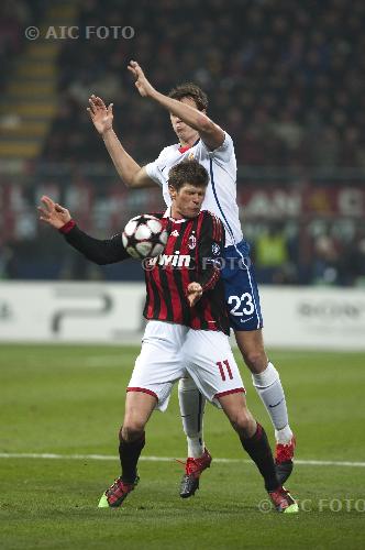 Milan evans jonny manchester utd 2010 Milano, Italy. 