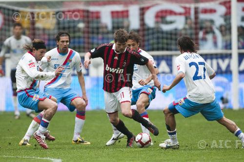 Milan carboni ezequiel terlizzi christian capuano ciro Giuseppe Meazza final match between Milan 2-2 Catania Milano, Italy. 