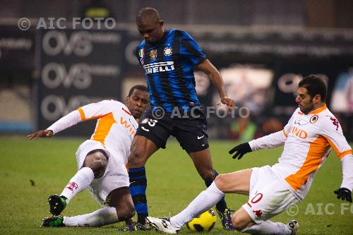 Inter Juan Silveira Dos Santos  Simone Perrotta Roma match between Inter 5-3 Roma Milano, Milano. 