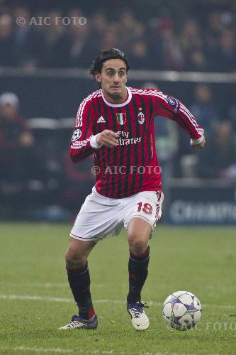Milan 2011 Uefa Champions League 2011-2012 Group stage , Group H match between Milan 2-3 Barcelona at Giuseppe Meazza  Stadium 