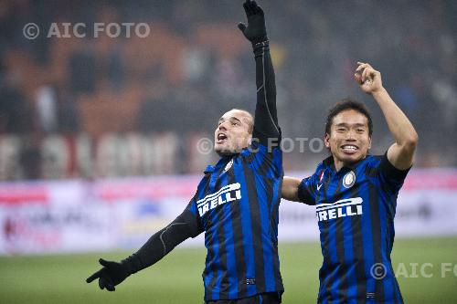   Wesley Sneijder Inter 2012 italian championship 2011 2012 Final Joy 