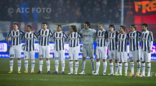  Simone Pepe   Andrea Barzagli    Arturo Erasmo Vidal Pardo  Andrea Pirlo   Alessandro Matri     Mirko Vucinic Juventus 2011 Bergamo, Italy. 