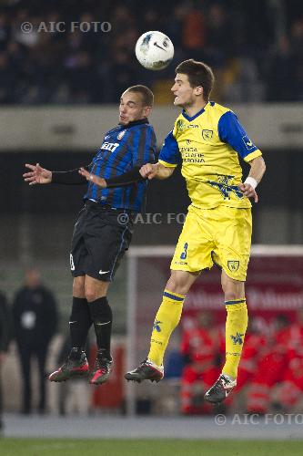 Inter Marco Andreolli Chievo Verona 2012 Verona, Italy. 