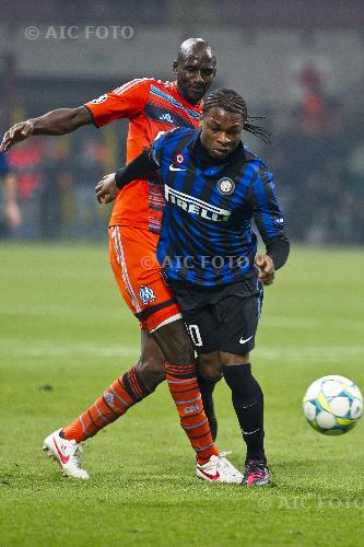 Inter Alou Diarra OM Marseille 2012 Milano, Milano. 