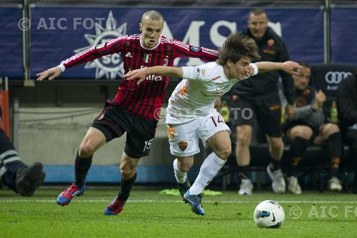 Roma Djamel Mesbah Milan 2012 Milano, Italy. 