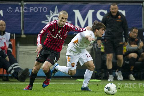 Roma Djamel Mesbah Milan 2012 Milano, Italy. 