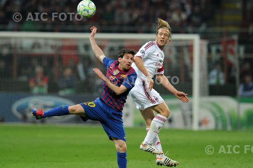 Barcellona   Massimo Ambrosini Milan match between Milan 0-0 Barcelona Milan, Italy. 