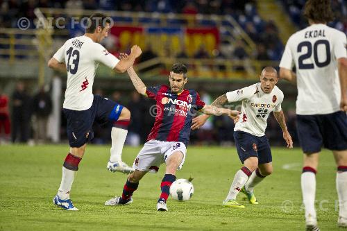Bologna Davide Astori  Radja Nainggolan Cagliari 2012 Bologna, Italy. 