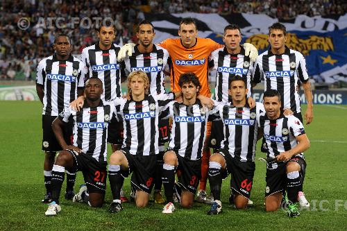  Danilo Larangeira    Mehdi Benatia El Moutaqui   Zeljko Brkic   Maurizio Domizzi    Giampiero Pinzi     Antonio Di Natale Udinese 2012 Udine, Italy. 