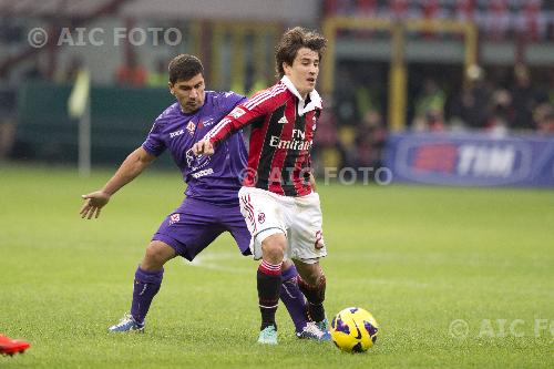 Fiorentina Bojan Krkic Perez Milan 2012 Milano, Italy. 