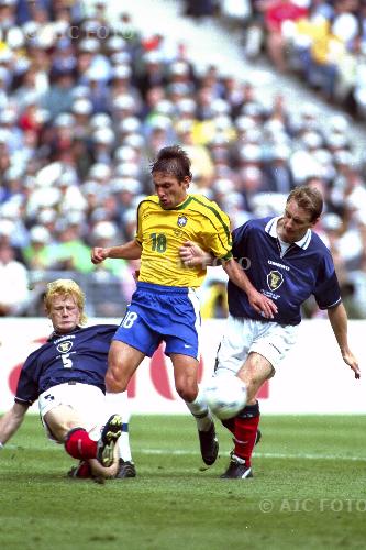 Brazil Colin Hendry Tom Boyd Scotland 1998 Paris, France. 