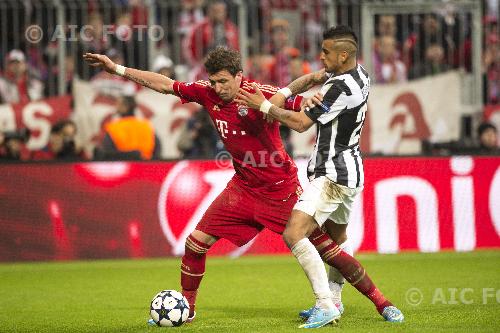 Bayern Arturo Erasmo Vidal Pardo Juventus 2013 Munchen, Germany. 