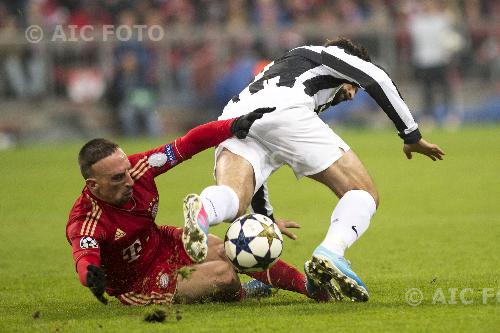 Juventus Franck Ribery Bayern 2013 Munchen, Germany. 