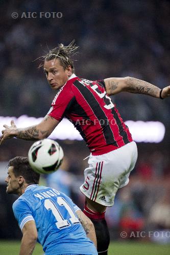 Napoli Philippe Mexes Milan 2013 Milano, Italy. 