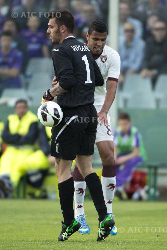 Fiorentina Jonathas Cristian de Jesus Mauricio Torino 2013 Firenze, Italy. 