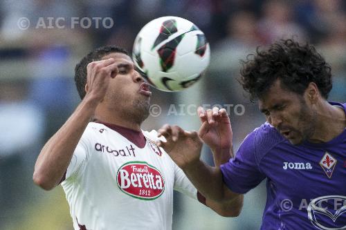 Torino Marvin Compper Fiorentina 2013 Firenze, Italy. 