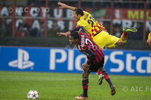 Barcelona Robinho Robson de Souza Milan 2012 Milano, Milano. 