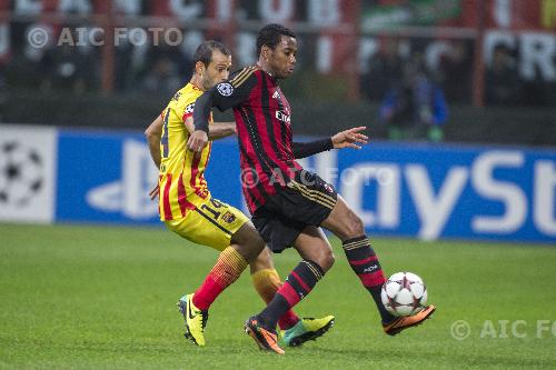 Barcelona Robinho Robson de Souza Milan 2012 Milano, Milano. 
