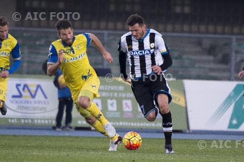 Udinese Cesar Bostjan Chievo Verona 2015 Verona, Italy. 