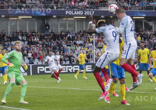 England Tammy Abraham England Anton Cajtoft Kielce match between Sweden 0-0 England Kielce, Poland. 