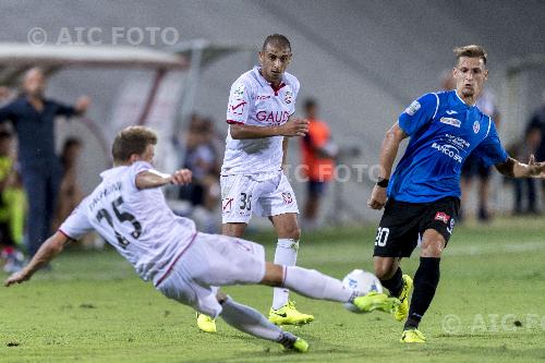 Novara Tobias Pachonik Carpi Hraiech Saber Cabassi final match between Carpi 1-0 Novara Carpi, Italy. 