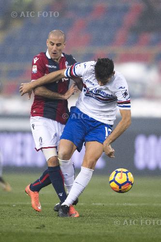 Sampdoria Rodrigo Sebastian Palacio Bologna 2017 Bologna, Italy. 
