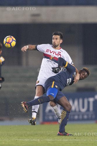 Genoa Moise Bioty Kean Hellas Verona 2017 Verona, Italy. 