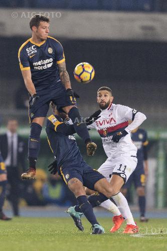 Hellas Verona Adel Taarabt Genoa 2017 Verona, Italy. 