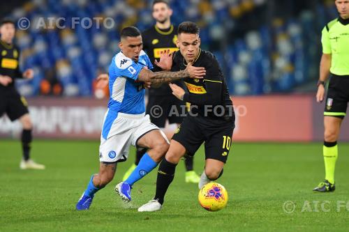 Napoli Lautaro Martinez Inter 2020 Napoli, Italy 