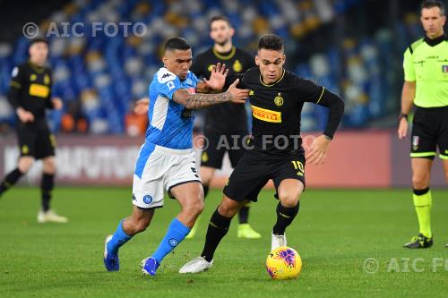 Napoli Lautaro Martinez Inter 2020 Napoli, Italy 