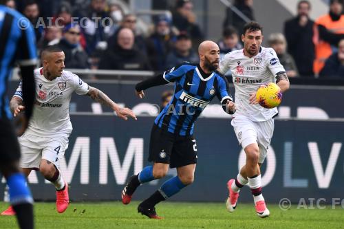Inter Artur Ionita Cagliari Radja Nainggolan Giuseppe Meazza match between Inter 1-1 Cagliari Milano, Italy 