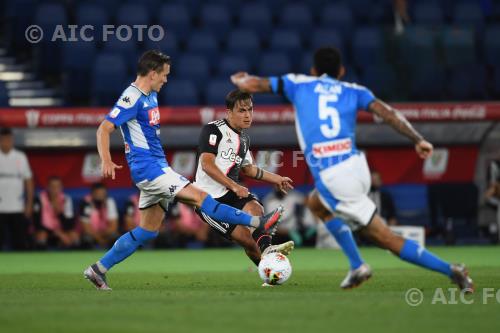 Juventus Piotr Sebastian Zielinski Napoli Allan Marques Loureiro Olimpic match between Napoli 0-0 Juventus Roma, Italy 