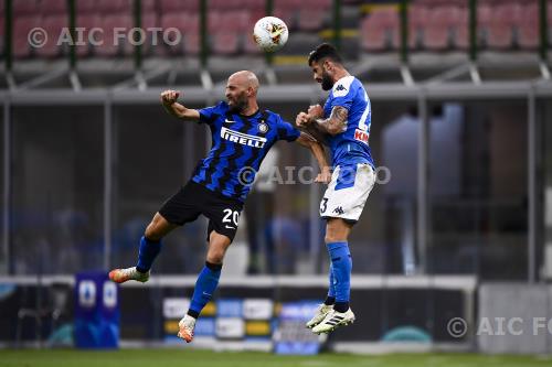 Inter Elseid Hysaj Napoli 2020 Milano, Italy 