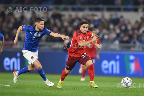 Switzerland Jorginho Jorge Luiz Frello Filho Italy 2021 Roma, Italy 