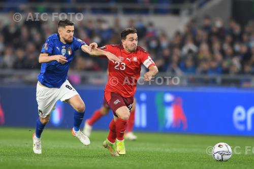 Switzerland Jorginho Jorge Luiz Frello Filho Italy 2021 Roma, Italy 