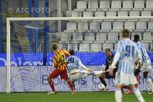 Lecce Lorenzo Colombo Spal Gabriel Vasconcelos Ferreira Paolo Mazza match between Spal 1-3 Lecce Ferrara, Italy 