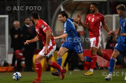 Italy Kyrian Nwoko Malta 2023 Attard, Malta. 
