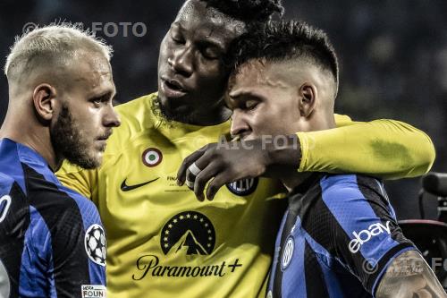 Inter Andre Onana Inter Federico Dimarco Ataturk Olympic match between Manchester City   1-0 Inter Istanbul, Turkiye 