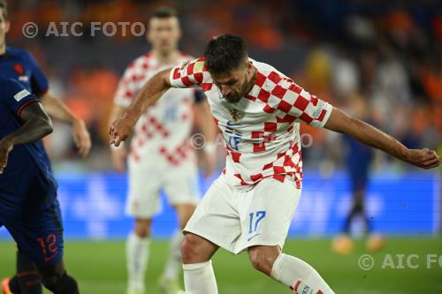 Croatia Lutsharel Geertruida Netherlands 2023 Rotterdam, Netherlands. 