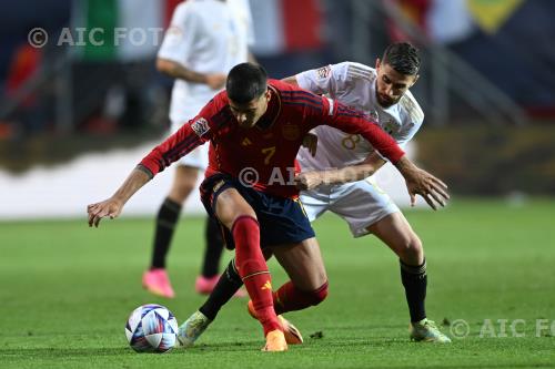 Spain Jorginho Jorge Luiz Frello Filho Italy 2023 Enschede, Netherlands. 