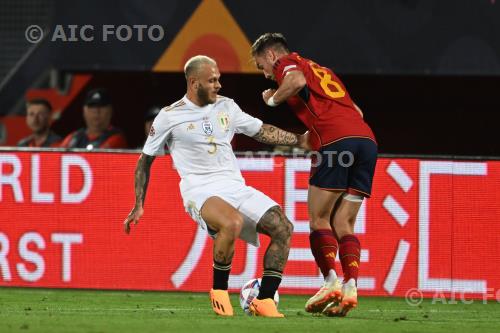 Italy Fabian Ruiz Spain 2023 Enschede, Netherlands. 