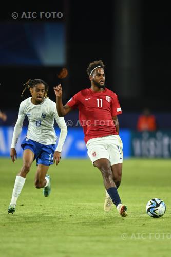 Norway U21 Bradley Barcola France U21 2019 Cluj-Napoca, Romania. 