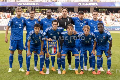 Italy U21 Pietro Pellegri Italy U21 Caleb Okoli Italy U21 Lorenzo Pirola Italy U21 Fabiano Parisi Italy U21 